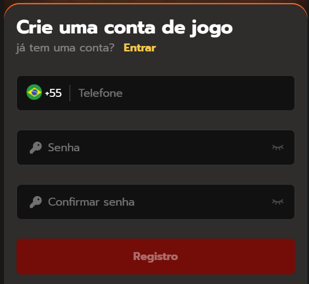 Formulário de Registro 822WIN